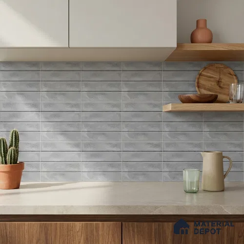 Faux Subway Look Wall Tile TL 09158 | Matte Finish 12 x 12 inch Ceramic Tile - 10 mm | Suitable For Kitchen, Bathroom & Dining Area | Please Expect a Slight Variation of Pattern