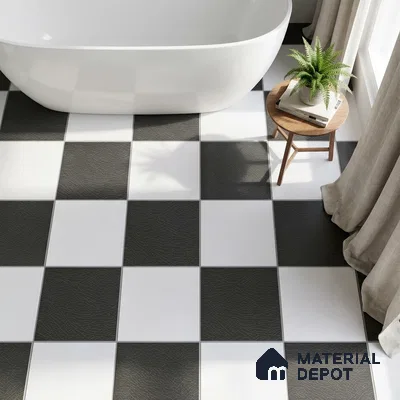 Plain Look Wall & Floor Tile TL 09159 | Matte Finish 12 x 12 inch Ceramic Tile - 10 mm | Suitable For Kitchen, Bathroom, Bedroom & Office | Please Expect a Slight Variation of Pattern