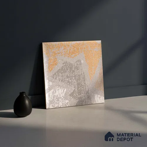 Patterned Look Floor Tile TL 09161 | Matte Finish 12 x 12 inch Ceramic Tile - 10 mm | Suitable For Kitchen, Bathroom, Bedroom & Office | Please Expect a Slight Variation of Pattern