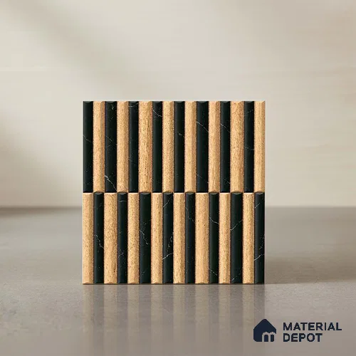 Patterned Look Wall Tile TL 09162 | Matte Finish 12 x 12 inch Ceramic Tile - 10 mm | Suitable For Kitchen, Bathroom, Bedroom & Office | Please Expect a Slight Variation of Pattern