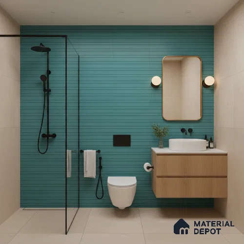 Faux Subway Look Wall Tile TL 09163 B | Matte Finish 12 x 12 inch Ceramic Tile - 10 mm | Suitable For Kitchen, Bathroom & Dining Area | Please Expect a Slight Variation of Pattern