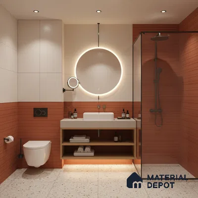 Faux Subway Look Wall Tile TL 09163 D | Matte Finish 12 x 12 inch Ceramic Tile - 10 mm | Suitable For Kitchen, Bathroom & Dining Area | Please Expect a Slight Variation of Pattern