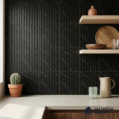 Faux Subway Look Wall Tile TL 09163 E | Matte Finish 12 x 12 inch Ceramic Tile - 10 mm | Suitable For Kitchen, Bathroom & Dining Area | Please Expect a Slight Variation of Pattern