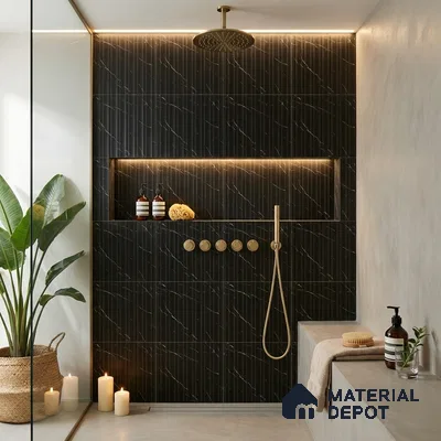 Faux Subway Look Wall Tile TL 09163 E | Matte Finish 12 x 12 inch Ceramic Tile - 10 mm | Suitable For Kitchen, Bathroom & Dining Area | Please Expect a Slight Variation of Pattern