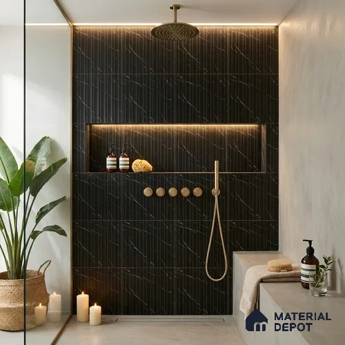 Faux Subway Look Wall Tile TL 09163 E | Matte Finish 12 x 12 inch Ceramic Tile - 10 mm | Suitable For Kitchen, Bathroom & Dining Area | Please Expect a Slight Variation of Pattern