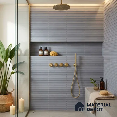 Faux Subway Look Wall Tile TL 09163 | Matte Finish 12 x 12 inch Ceramic Tile - 10 mm | Suitable For Kitchen, Bathroom & Dining Area | Please Expect a Slight Variation of Pattern