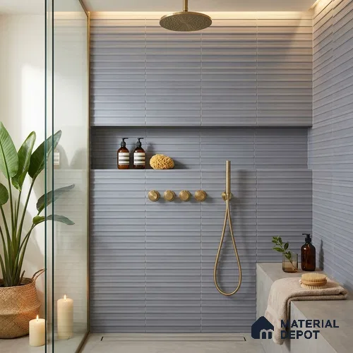 Faux Subway Look Wall Tile TL 09163 | Matte Finish 12 x 12 inch Ceramic Tile - 10 mm | Suitable For Kitchen, Bathroom & Dining Area | Please Expect a Slight Variation of Pattern