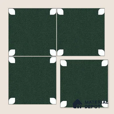 Moroccan Wall & Floor Tile TL 09165 C | Matte Finish 1 ft x 1 ft Ceramic Tile - 10 mm | Suitable For Bathroom, Kitchen, Balcony | Please Expect a Slight Variation of Pattern