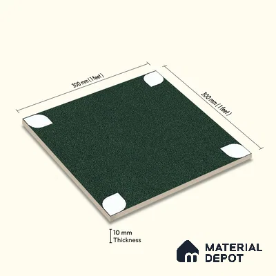 Moroccan Wall & Floor Tile TL 09165 C | Matte Finish 1 ft x 1 ft Ceramic Tile - 10 mm | Suitable For Bathroom, Kitchen, Balcony | Please Expect a Slight Variation of Pattern