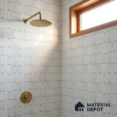 Faux Subway Look Wall Tile TL 09168 | Glossy Finish 12 x 12 inch Ceramic Tile - 10 mm | Suitable For Kitchen, Bathroom & Dining Area | Please Expect a Slight Variation of Pattern