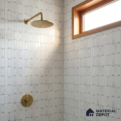 Faux Subway Look Wall Tile TL 09168 | Glossy Finish 12 x 12 inch Ceramic Tile - 10 mm | Suitable For Kitchen, Bathroom & Dining Area | Please Expect a Slight Variation of Pattern