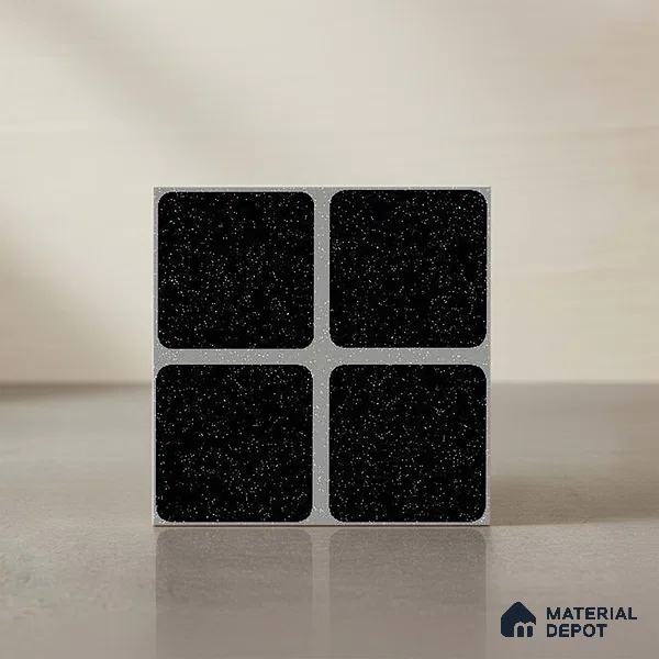 Patterned Look Floor Tile TL 09172 | Matte Finish 12 x 12 inch Ceramic Tile - 10 mm | Suitable For Kitchen, Bathroom, Bedroom & Office | Please Expect a Slight Variation of Pattern