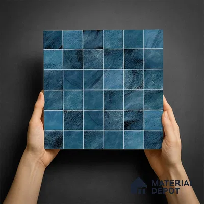 Mosaic Wall & Floor Tile TL 09173 B | Matte Finish 12 x 12 inch Ceramic Tile - 10 mm | Suitable For Kitchen, Bathroom, Bedroom & Office