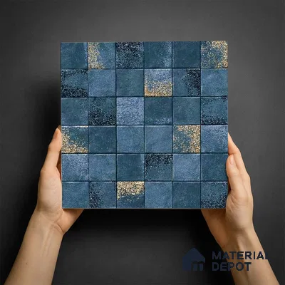 Mosaic Wall & Floor Tile TL 09173 C | Matte Finish 12 x 12 inch Ceramic Tile - 10 mm | Suitable For Kitchen, Bathroom, Bedroom & Office