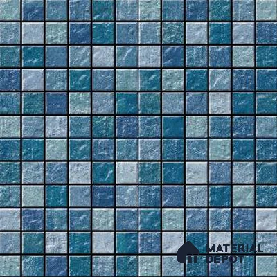 Mosaic Wall & Floor Tile TL 09174 C | Matte Finish 12 x 12 inch Ceramic Tile - 10 mm | Suitable For Kitchen, Bathroom, Bedroom & Office