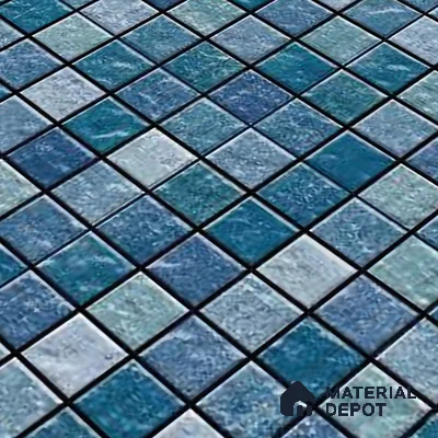 Mosaic Wall & Floor Tile TL 09174 C | Matte Finish 12 x 12 inch Ceramic Tile - 10 mm | Suitable For Kitchen, Bathroom, Bedroom & Office