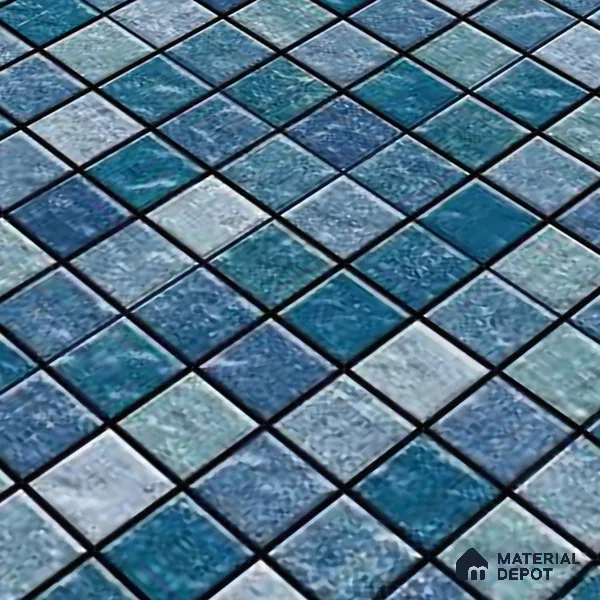 Mosaic Wall & Floor Tile TL 09174 C | Matte Finish 12 x 12 inch Ceramic Tile - 10 mm | Suitable For Kitchen, Bathroom, Bedroom & Office