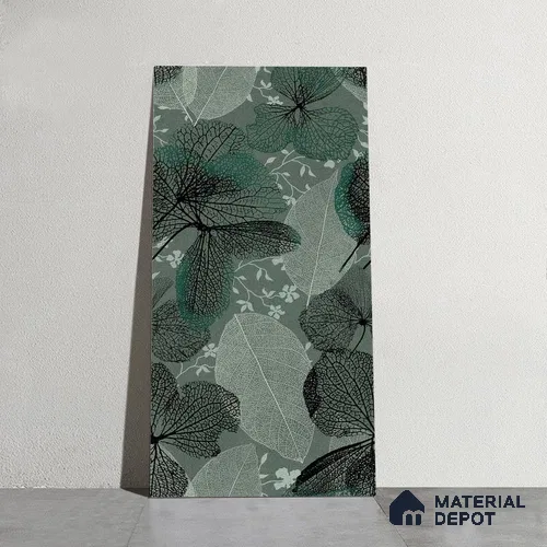 Tropical Look Wall Tile TL 09188 Basil Decore 4 ft x 2 ft Dazzle Finish Vitrified Tile - 9 mm | 1 Random Design | Suitable For Living Room, Bedroom, Dining Area