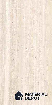 Marble Travertine Wall & Floor Tile TL 09207 Sand Beige 4 ft x 2 ft Matte Finish Vitrified Tile - 9 mm | 4 Random Designs | Suitable for Living Room, Dining, Feature / Accent Walls