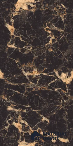 Marble Look Floor & Wall Tile TL 09209 Alicia Brown 4 ft x 2 ft Infinia Glamour Finish Vitrified Tile - 9 mm | 4 Random Design | Suitable For Living Room, Bedroom, Dining Area
