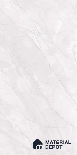 Marble Look Floor & Wall Tile TL 09213 Vezin Bianco Ting 4 ft x 2 ft Dazzy Finish Vitrified Tile - 9 mm | 6 Random Design | Suitable For Living Room, Bedroom, Dining Area