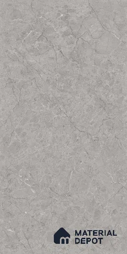 Marble Wall & Floor Tile TL 09229 Grey 4 ft x 2 ft Glossy Finish Vitrified Tile - 9 mm | 4 Random Designs | Suitable For Living Room, Bedroom, Dining