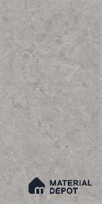 Marble Wall & Floor Tile TL 09229 Grey 4 ft x 2 ft Glossy Finish Vitrified Tile - 9 mm | 4 Random Designs | Suitable For Living Room, Bedroom, Dining