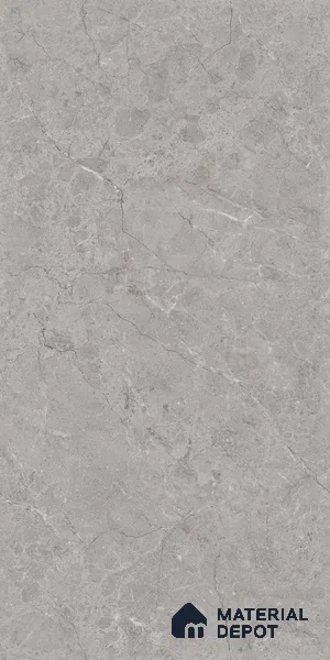 Marble Wall & Floor Tile TL 09229 Grey 4 ft x 2 ft Glossy Finish Vitrified Tile - 9 mm | 4 Random Designs | Suitable For Living Room, Bedroom, Dining