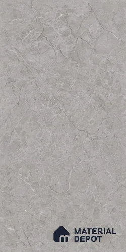 Marble Look Floor & Wall Tile TL 09230 Refine Grey Silk 4 ft x 2 ft Satin Finish Vitrified Tile - 9 mm | 3 Random Design | Suitable For Living Room, Bedroom, Dining Area