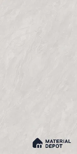 Marble Look Floor & Wall Tile TL 09241 Calcite Bianco Silk 4 ft x 2 ft Satin Finish Vitrified Tile - 9 mm | 8 Random Design | Suitable For Living Room, Bedroom, Dining Area