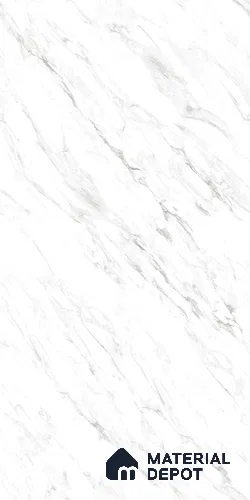 Marble Look Floor & Wall Tile TL 09246 Century White Glit 4 ft x 2 ft Infinia Fusion Finish Vitrified Tile - 9 mm | 3 Random Design | Suitable For Living Room, Bedroom, Dining Area