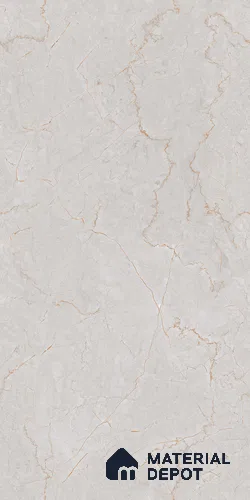Marble Look Floor & Wall Tile TL 09247 Aria Bianco Glit 4 ft x 2 ft Infinia Fusion Finish Vitrified Tile - 9 mm | 5 Random Design | Suitable For Living Room, Bedroom, Dining Area