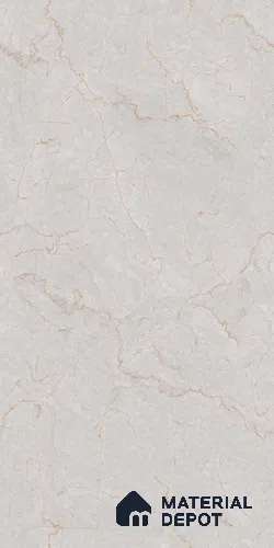 Marble Calacatta Wall & Floor Tile TL 09247 Off-White 4 ft x 2 ft Matte Finish Vitrified Tile - 9 mm | 5 Random Designs | Suitable For Living Room, Bedroom, Kitchen
