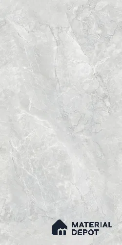 Marble Look Floor & Wall Tile TL 09250 Lichen Bianco Glit 4 ft x 2 ft Infinia Fusion Finish Vitrified Tile - 9 mm | 4 Random Design | Suitable For Living Room, Bedroom, Dining Area