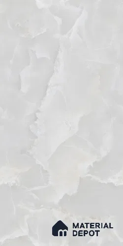 Marble Look Floor & Wall Tile TL 09255 Rose Onyx Bianco Glit 4 ft x 2 ft Infinia Fusion Finish Vitrified Tile - 9 mm | 6 Random Design | Suitable For Living Room, Bedroom, Dining Area