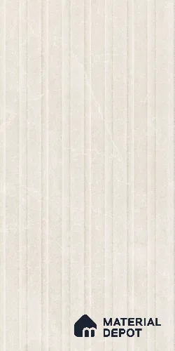 Punch Floor & Wall Tile TL 09264 Pulse Ivory Glit Wave 4 ft x 2 ft Fusion Finish Vitrified Tile - 9 mm | 6 Random Design | Suitable For Living Room, Bedroom, Dining Area