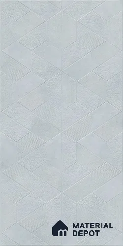 Punch Look Floor & Wall Tile TL 09267 Castella Mint Hexa 4 ft x 2 ft Fusion Finish Vitrified Tile - 9 mm | 7 Random Design | Suitable For Living Room, Bedroom, Dining Area