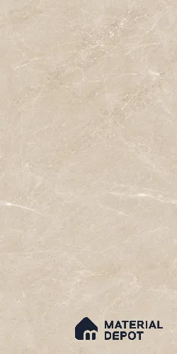Marble Wall & Floor Tile TL 09312 Beige 4 ft x 2 ft Matte Finish Vitrified Tile - 9 mm | 4 Random Designs | Suitable For Living Room, Bedroom, Kitchen