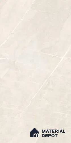 Marble Crema Marfil Wall & Floor Tile TL 09317 Linen Beige 4 ft x 2 ft Glossy Finish Vitrified Tile - 9 mm | 5 Random Designs | Suitable For Living Room, Bedroom, Dining