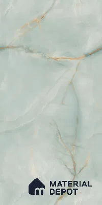Marble Wall & Floor Tile TL 09331 Blue 4 ft x 2 ft Glossy Finish Vitrified Tile - 9 mm | 5 Random Designs | Suitable For Living Room, Bedroom, Dining