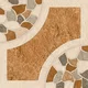 Patterned Look Floor Tile TL 09363 | Matte Finish 16 x 16 inch Vitrified Tile - 12 mm | Suitable For Kitchen, Bathroom, Bedroom & Office| Image 1