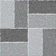 Stone Look Floor Tile TL 09364 B | Matte Finish 16 x 16 inch Vitrified Tile - 12 mm | Suitable For Kitchen, Bathroom, Bedroom & Office| Image 1