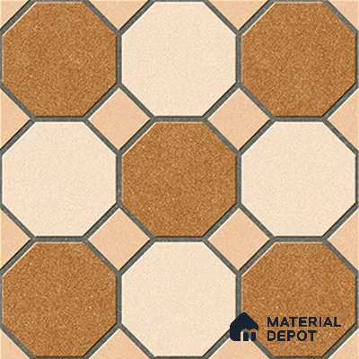 Stone Look Floor Tile TL 09366 B | Matte Finish 16 x 16 inch Vitrified Tile - 12 mm | Suitable For Kitchen, Bathroom, Bedroom & Office | Pattern Alignment May Vary | 2-3 mm Spacer is Mandatory