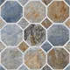 Geometric Look Floor Tile TL 09366 C | Matte Finish 16 x 16 inch Vitrified Tile - 12 mm | Suitable For Kitchen, Bathroom, Bedroom & Office| Image 1