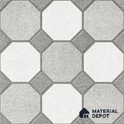 Stone Look Floor Tile TL 09366 | Matte Finish 16 x 16 inch Vitrified Tile - 12 mm | Suitable For Kitchen, Bathroom, Bedroom & Office | Pattern Alignment May Vary | 2-3 mm Spacer is Mandatory