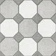 Geometric Look Floor Tile TL 09366 | Matte Finish 16 x 16 inch Vitrified Tile - 12 mm | Suitable For Kitchen, Bathroom, Bedroom & Office| Image 1