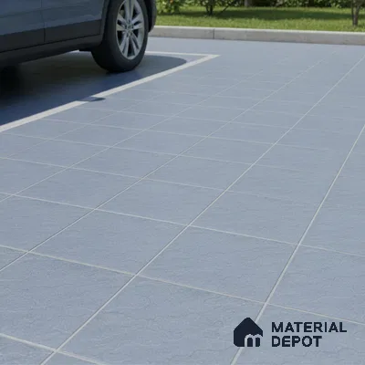 Stone Look Floor Tile TL 09367 B | Matte Finish 16 x 16 inch Vitrified Tile - 12 mm | Suitable For Kitchen, Bathroom, Bedroom & Office | Pattern Alignment May Vary | 2-3 mm Spacer is Mandatory
