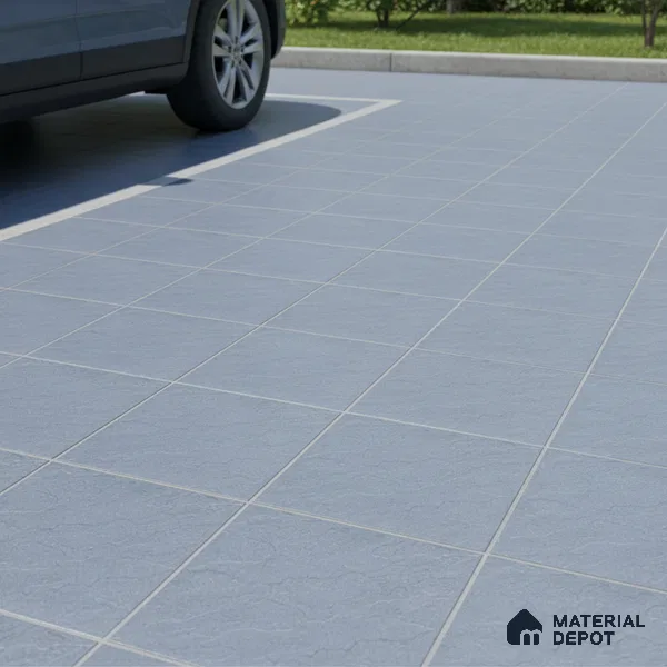 Stone Look Floor Tile TL 09367 B | Matte Finish 16 x 16 inch Vitrified Tile - 12 mm | Suitable For Kitchen, Bathroom, Bedroom & Office | Pattern Alignment May Vary | 2-3 mm Spacer is Mandatory