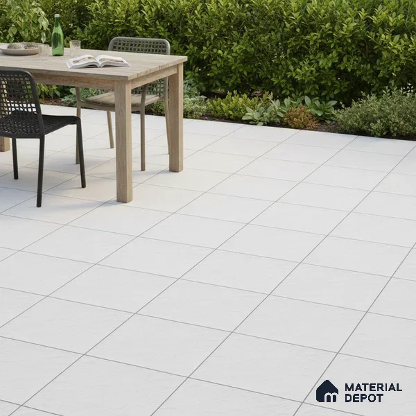 Stone Look Floor Tile TL 09367 F | Matte Finish 16 x 16 inch Vitrified Tile - 12 mm | Suitable For Kitchen, Bathroom, Bedroom & Office | Pattern Alignment May Vary | 2-3 mm Spacer is Mandatory