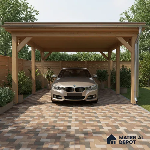 Patterned Look Floor Tile TL 09369 B | Matte Finish 16 x 16 inch Vitrified Tile - 12 mm | Suitable For Kitchen, Bathroom, Bedroom & Office | Pattern Alignment May Vary | 2-3 mm Spacer is Mandatory